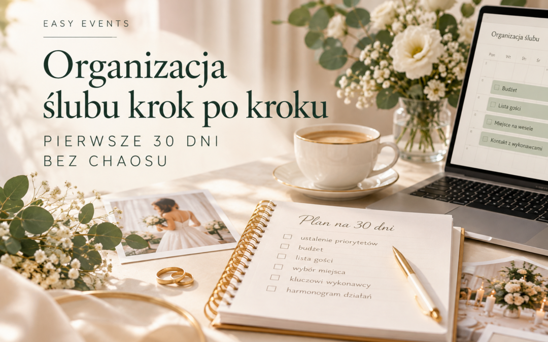 Od czego zacząć organizację ślubu? Pierwsze 30 dni bez chaosu